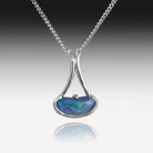 STERLING SILVER BLACK OPAL PENDANT - Masterpiece Jewellery Opal & Gems Sydney Australia | Online Shop