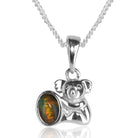 Sterling Silver Koala Triplet Opal pendant - Masterpiece Jewellery Opal & Gems Sydney Australia | Online Shop