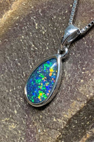 Sterling Silver Opal triplet pendant - Masterpiece Jewellery Opal & Gems Sydney Australia | Online Shop