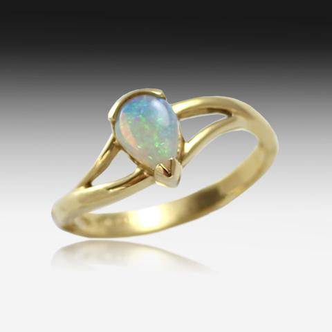 18KT CRYSTAL OPAL RING - Masterpiece Jewellery Opal & Gems Sydney Australia | Online Shop