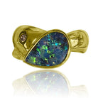 18KT RING BOULDER OPAL - Masterpiece Jewellery Opal & Gems Sydney Australia | Online Shop