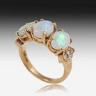 18kt Rose Gold Opal ring - Masterpiece Jewellery Opal & Gems Sydney Australia | Online Shop