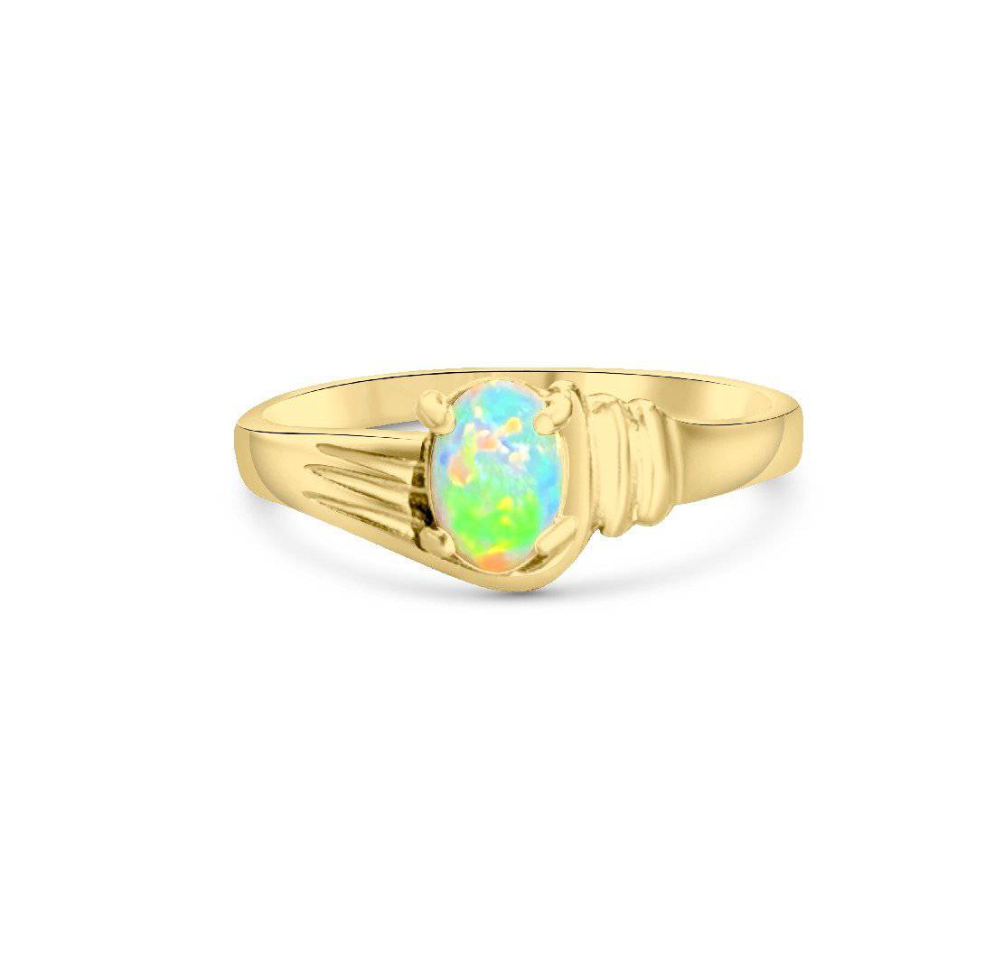 18kt Yellow Gold fancy solitaire ring - Masterpiece Jewellery Opal & Gems Sydney Australia | Online Shop