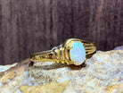 18kt Yellow Gold fancy solitaire ring - Masterpiece Jewellery Opal & Gems Sydney Australia | Online Shop