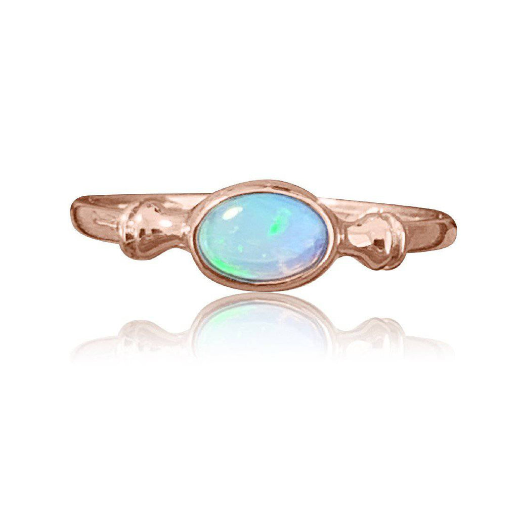 9kt Rose Gold Opal ring - Masterpiece Jewellery Opal & Gems Sydney Australia | Online Shop