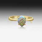 9kt Yellow Gold Opal ring - Masterpiece Jewellery Opal & Gems Sydney Australia | Online Shop