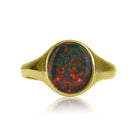 9kt Yellow Gold Opal triplet ring - Masterpiece Jewellery Opal & Gems Sydney Australia | Online Shop