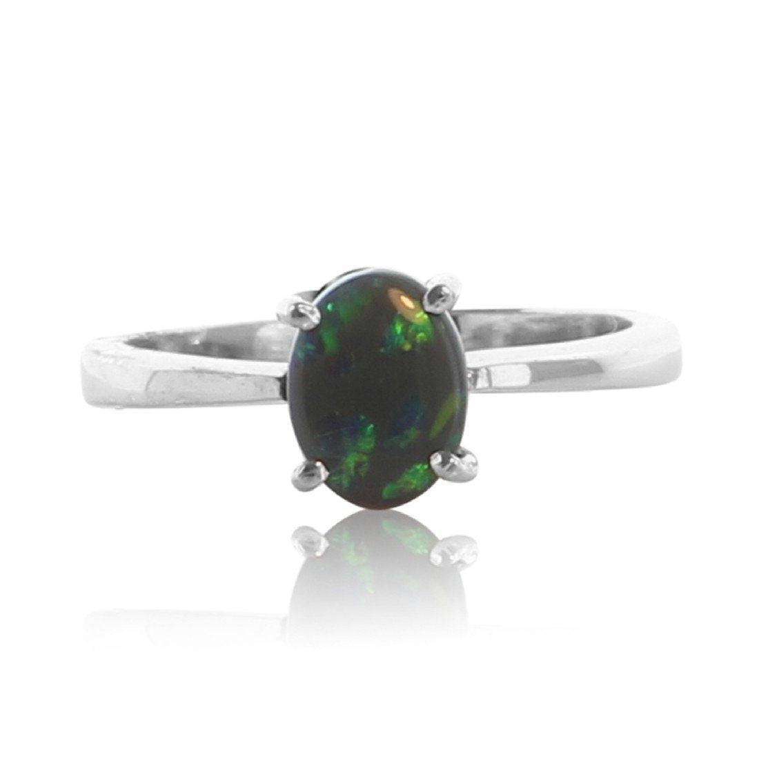 Sterling Silver Black Opal - Masterpiece Jewellery Opal & Gems Sydney Australia | Online Shop