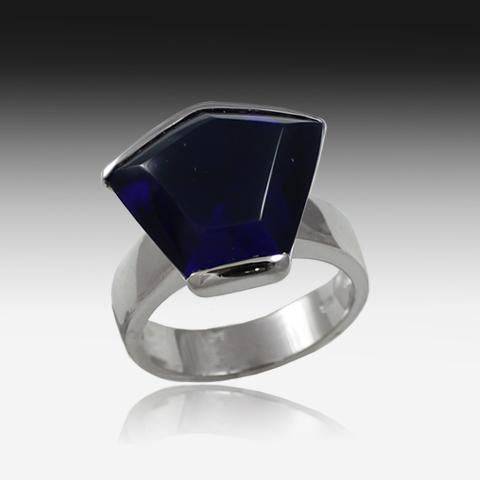 STERLING SILVER BLACK OPAL RING - Masterpiece Jewellery Opal & Gems Sydney Australia | Online Shop