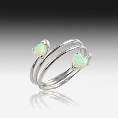 Sterling Silver Opal ring - Masterpiece Jewellery Opal & Gems Sydney Australia | Online Shop