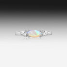 Sterling Silver Opal ring - Masterpiece Jewellery Opal & Gems Sydney Australia | Online Shop