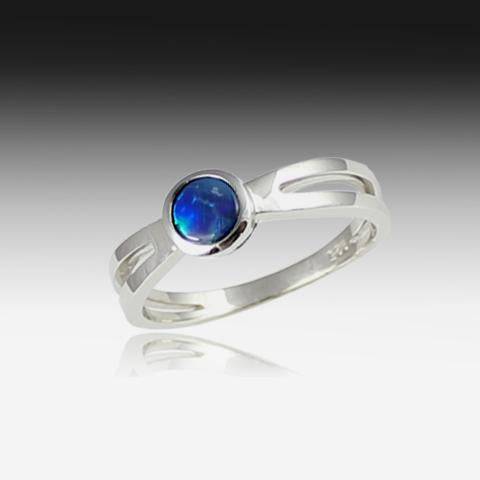 Sterling Silver Opal ring - Masterpiece Jewellery Opal & Gems Sydney Australia | Online Shop