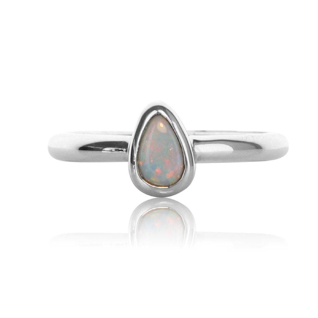 Sterling Silver Opal ring - Masterpiece Jewellery Opal & Gems Sydney Australia | Online Shop