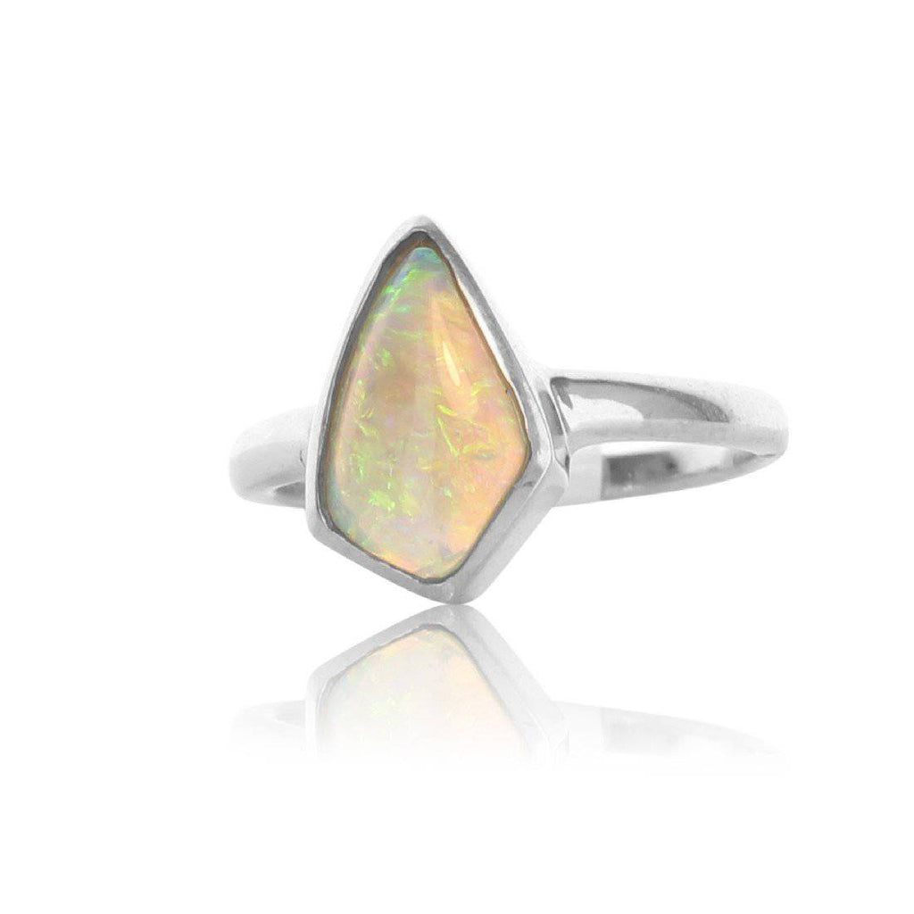 Sterling Silver Opal ring - Masterpiece Jewellery Opal & Gems Sydney Australia | Online Shop