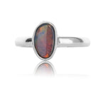 Sterling Silver Opal ring - Masterpiece Jewellery Opal & Gems Sydney Australia | Online Shop