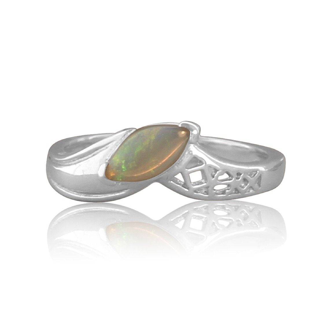 Sterling Silver Opal ring - Masterpiece Jewellery Opal & Gems Sydney Australia | Online Shop