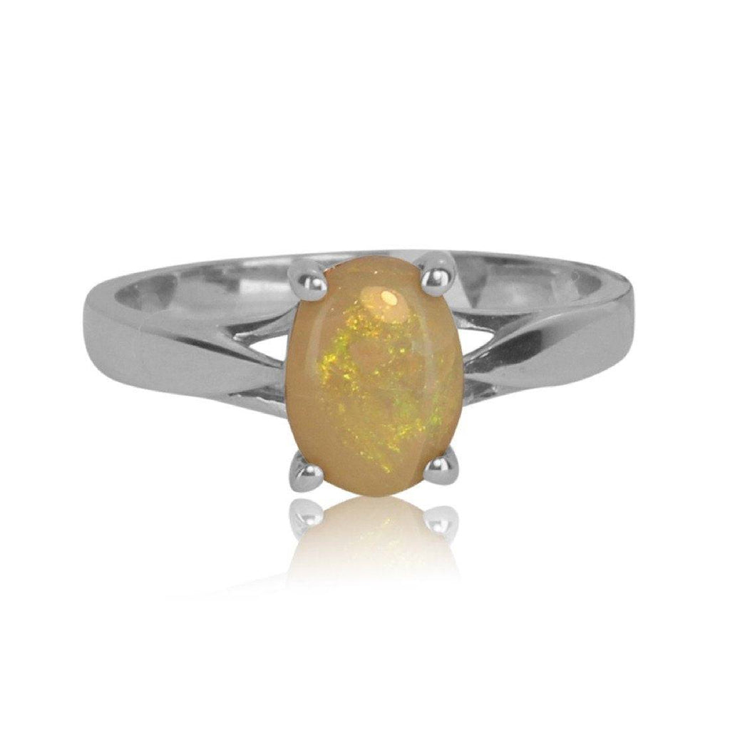 Sterling Silver Semi Black Opal - Masterpiece Jewellery Opal & Gems Sydney Australia | Online Shop