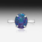Sterling Silver Triplet Opal ring - Masterpiece Jewellery Opal & Gems Sydney Australia | Online Shop