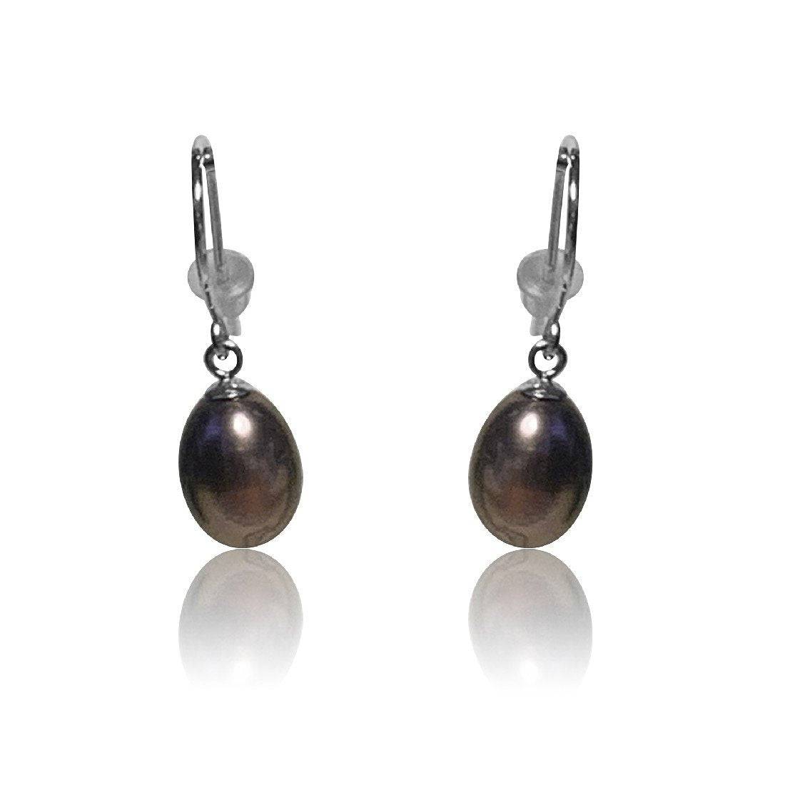 14kt White Gold Freshwater Pearl danglign earrings - Masterpiece Jewellery Opal & Gems Sydney Australia | Online Shop