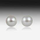 18KT WHITE GOLD SOUTH SEA PEARL STUDS - Masterpiece Jewellery Opal & Gems Sydney Australia | Online Shop