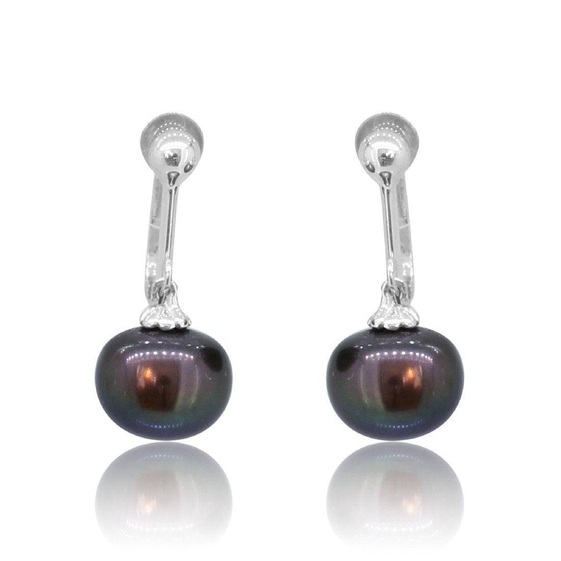Sterling Silver Fresh water pearls screw on earrings - Masterpiece Jewellery Opal & Gems Sydney Australia | Online Shop