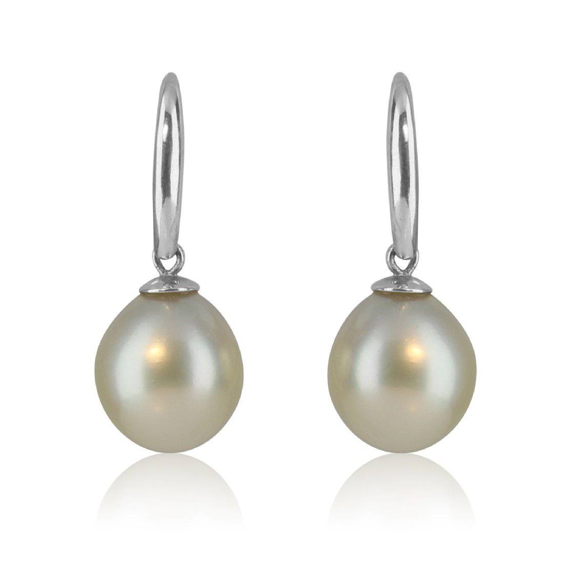 Sterling Silver South Sea earrings - Masterpiece Jewellery Opal & Gems Sydney Australia | Online Shop