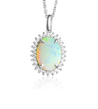 s/s 14x10 W/O cz - Masterpiece Jewellery Opal & Gems Sydney Australia | Online Shop
