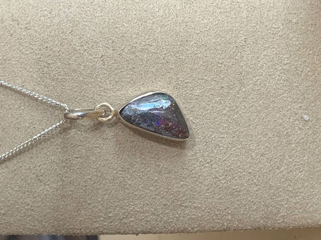 s/s triangle sml Bou/O - Masterpiece Jewellery Opal & Gems Sydney Australia | Online Shop
