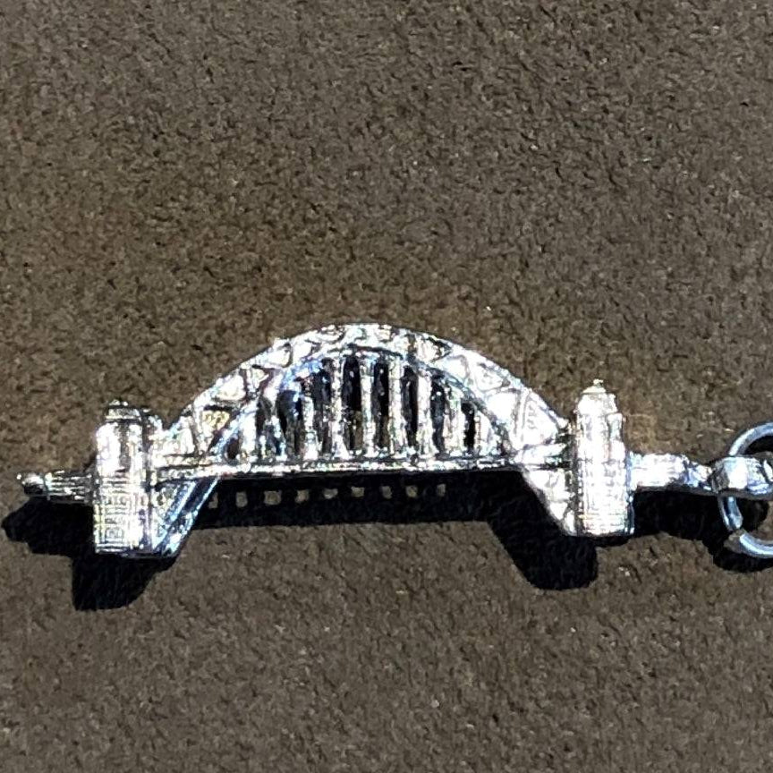 S/S harbour bridge charm - Masterpiece Jewellery Opal & Gems Sydney Australia | Online Shop