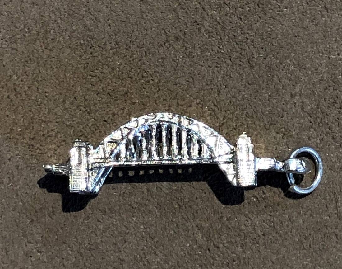S/S harbour bridge charm - Masterpiece Jewellery Opal & Gems Sydney Australia | Online Shop
