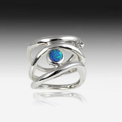 S/S OPAL RING - Masterpiece Jewellery Opal & Gems Sydney Australia | Online Shop